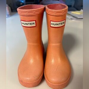 Hunter boots - girls size 5